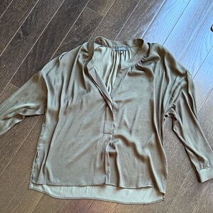 Babaton Khaki Button Down Shirt